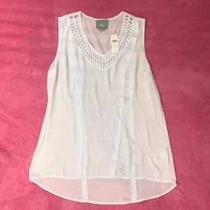 Anthropologie Maeve White Blouse NWT Small